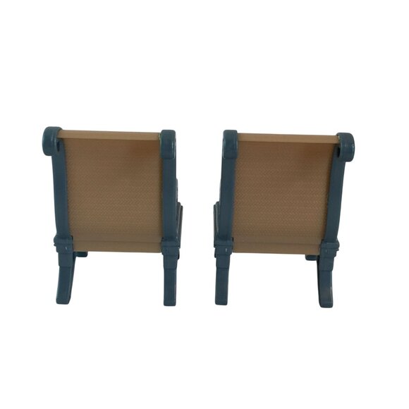 Fisher Price Loving Family Dining Room Set 2008 Table Chairs Hutch Furniture - Picture 5 of 10